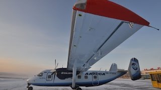 Alrosa An38100  Charter Flight from and to Mirny Airport MJZ Russia [upl. by Arob664]