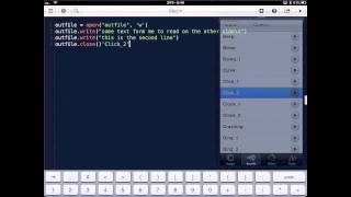 Programming on the iPad with Pythonista [upl. by Adena]