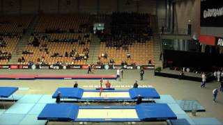 ILIEV Georgi BUL  2015 Trampoline Worlds  Qualification TR Routine 1 [upl. by Ydoc]