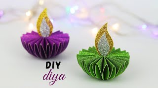 3 Easy Ways To Decorate Plain Diya At Home  DIY Diya Painting Ideas  Diwali Decoration [upl. by Seiber]