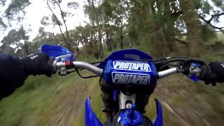 YAMAHA YZ250F TRAIL RIDE amp WHEELIES w YZ250 CR250 amp CRF250 [upl. by Lindahl]