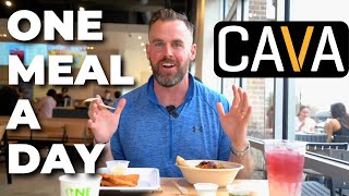 What I eat in a day  One meal a day at CAVA grill [upl. by Hauck]