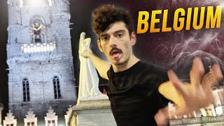 Weird Tower in Belgium  Europe RV Trip [upl. by Ahsahs]