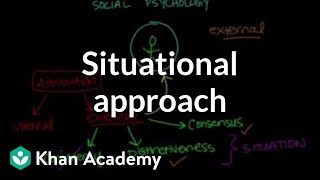 Situational approach  Behavior  MCAT  Khan Academy [upl. by Eddina]