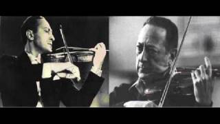 Heifetz amp Heifetz play Bach Double Violin Concerto  1st mvt [upl. by Iggam]