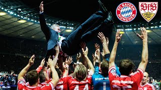 FC Bayern clinch triple  Highlights of the DFBPokal final 2013 vs VfB Stuttgart [upl. by Ahterahs250]