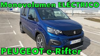 Peugeot eRifter 2022 la REVOLUCIÓN DE LOS MONOVOLÚMENES ELÉCTRICOS Review prueba y opinión MOTORK [upl. by Bessy125]