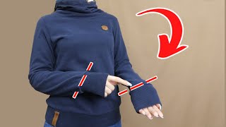 One quick and easy method how to shorten the sleeves for 10 minutes [upl. by Meletius580]