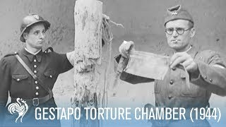 Gestapo Torture Chamber Found Under Eiffel Tower 1944  War Archives [upl. by Bunnie134]