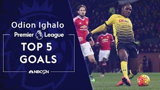 Odion Ighalos top 5 Premier League goals  NBC Sports [upl. by Eedya461]