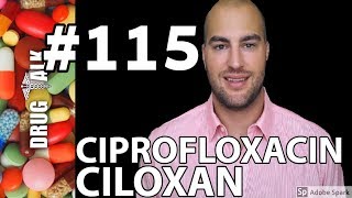 CIPROFLOXACIN CILOXAN PHARMACIST REVIEW  115 [upl. by Fae]