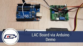 Linear Actuator And Control Board Operated Via Arduino [upl. by Notgnimer]