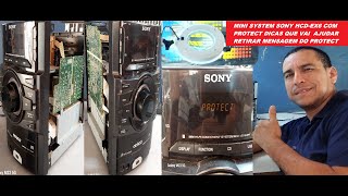 5 DICAS PARA MINI SYSTEM SONY HCDEX6 COM PROTECT DICAS QUE VAI AJUDAR RETIRAR MENSAGEM DO PROTECT [upl. by Ahsinaj]