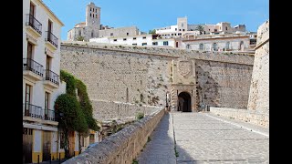 Impressionen Eivissa Ibiza Altstadt und Burg Almudaina HD [upl. by Soraya218]