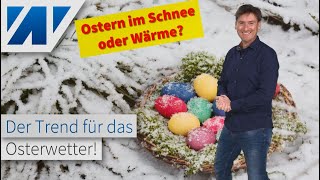 Warme oder kalte Eier Osterwetter 2022 Update aktueller Wettertrend Bis April sonnig und trocken [upl. by Alesi]