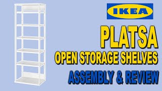 IKEA PLATSA Open Storage Shelf Assembly  Review  Clueless Dad [upl. by Isaiah]