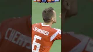 2018 World Cup Quarterfinal  Russia vs Croatia Highlightsᴴᴰ Shorts [upl. by Ahsot]