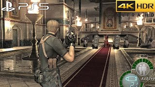 Resident Evil 4 PS5 4K 60FPS HDR Gameplay  Full Game [upl. by Arebma]