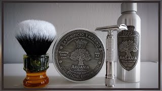 🌳💈Saponificio Varesino Argania Shaving Soap 43 Base Saponificio Varesino Argania Aftershave Balm💈🌳 [upl. by Abisia519]