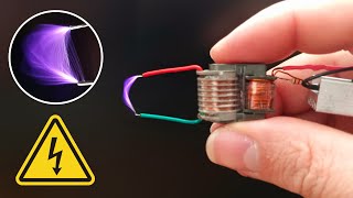 Make 37v to 100000v High voltage generator  High voltage transformer [upl. by Reger]