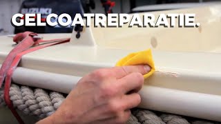 Gelcoat reparatie Polyester reparatie [upl. by Andert606]