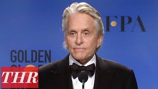 Golden Globes Winner Michael Douglas Full Press Room Speech  THR [upl. by Dorothea]