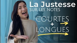 Exercice vocal la justesse sur les notes courtes et longues [upl. by Etteyniv]