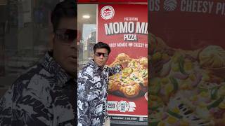 Momos wala pizza kaha se a Gaya 😭 shortsfeed viralvideo ytshorts foodblogger shorts [upl. by Coltun]