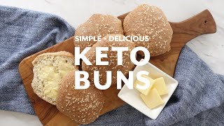 Simple  Delicious Keto Buns [upl. by Rednasxela]