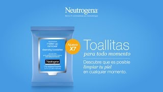 Nuevas toallitas desmaquillantes Neutrogena® 7 unidades [upl. by Alaet]