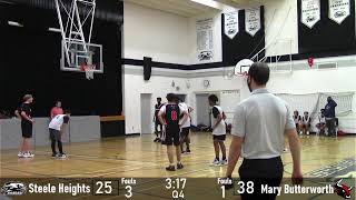 Sr Boys Basketball  Steele Heights vs Mary Butterworth School [upl. by Ramu230]