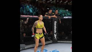 Amanda Nunes Vs Ronda Rousey foryou ufc viral nocaute ufcfighter gaming [upl. by Tara]