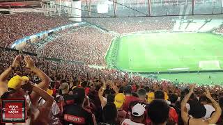 Torcida do Flamengo contra o Peñarol  Libertadores 2024 [upl. by Eneryc32]