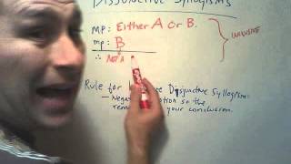 Logic Disjunctive Syllogism Basic Rules [upl. by Helge]