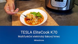 Minestrone  TESLA EliteCook K70  multifunkční elektrický tlakový hrnec 10v1 [upl. by Tade]