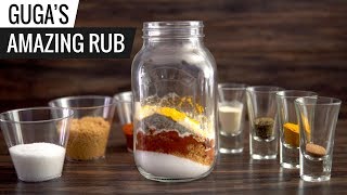 Gugas BBQ RUB  Amazing for PORK CHICKEN and FISH [upl. by Varuag]