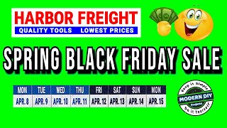 Harbor Freight Spring Black Friday Sale 2024 Early Access [upl. by Jesher475]