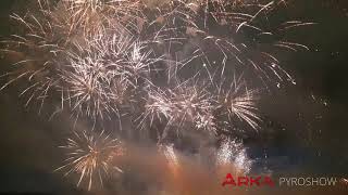 Zajazd Sebory  Weselny pokaz fajerwerków z muzyką  pyromusical [upl. by Anomis]