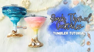 Cocktail Glass Tumbler Tutorial [upl. by Zetneuq]