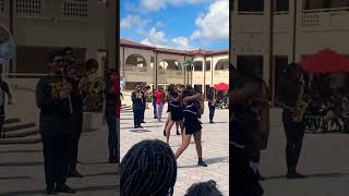 Boynton Beach community high school band performing in the courtyard￼ [upl. by Aicul533]