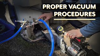 HVAC Best Practices – Properly Vacuuming Refrigerant Lines in Heat Pump Systems [upl. by Friedberg]