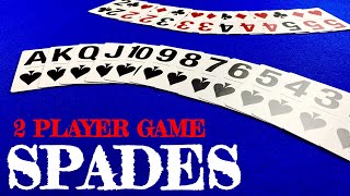 2 Player Spades  Card Games For 2 Players [upl. by Cychosz676]