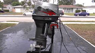 2003 Tohatsu 70hp 2 Stroke Outboard Motor [upl. by Aicnelav]