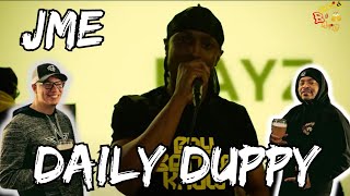 JME BRINGS GRIME TO THE DUPPY  Americans React to JME Daily Duppy [upl. by Hcra]