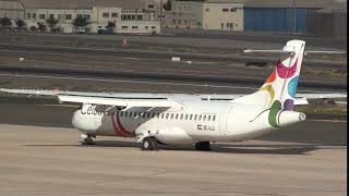 Ceiba Intercontinental ATR72 3CLLI at Gran Canaria GCLP [upl. by Annij]