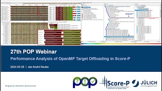 Performance Analysis of OpenMP Target Offloading in ScoreP [upl. by Elledoj]