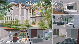 Dekorasi Villa Putih Jadi Aesthetic Part 3Id bisa di Sv  edit sakura school simulator [upl. by Farris]