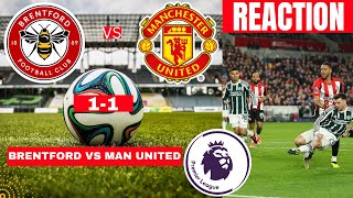 Brentford vs Manchester United 11 Live Premier League EPL Football Match Score Highlights Vivo [upl. by Hulbig]