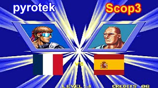 Windjammers  pyrotek vs Scop3 FT5 [upl. by Lenwood]