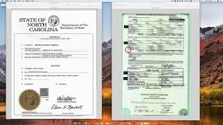 How to Apostille a North Carolina Marriage Certificate [upl. by Kenn]